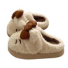 FLUFFYKNOT - Warme Pluche Pantoffels met Vlinder-Knot