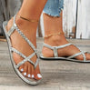 GLAMSTEP – Elegante Gevlochten Sandalen voor Zomercomfort