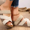 SOFTSTRIDE – Comfortabele Gevlochten Sandalen met Plateauzool