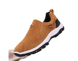 Lichtgewicht wandelschoenen met rubberen ondersteuning voor stabiele grip en gemakkelijke pasvorm met natuurlijk gevoel Khaki