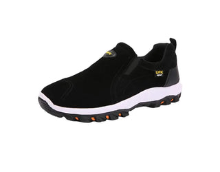 Lichtgewicht wandelschoenen met rubberen stabiele gripondersteuning en gemakkelijke pasvorm met natuurlijk gevoel Zwart