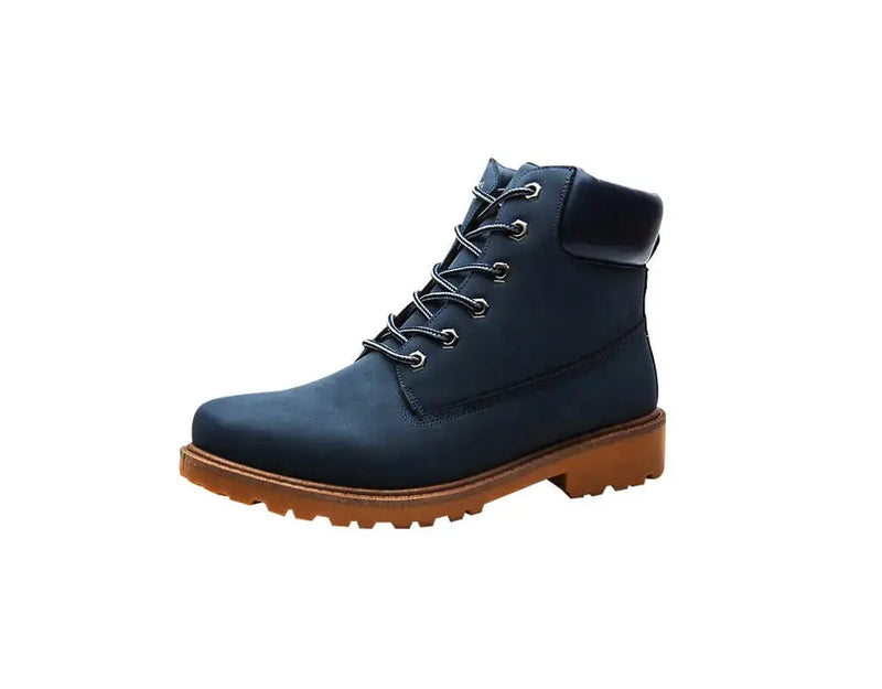 Warme binnenvoering winter-, herfst- en herfstlaarzen met waterafstotende coating en verstevigde hiel Blauw