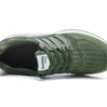 Unisex sneakers, luchtdoorlatende en zachte binnenzool, dempende zool, elastische sluiting en rekbaar ontwerp. Leger