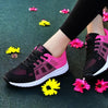 Unisex ademende herfst, herfst en zomer sneakers trendy design roze en zwart